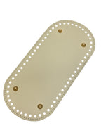 Fund geanta de tricotat 25 x 12 cm bej