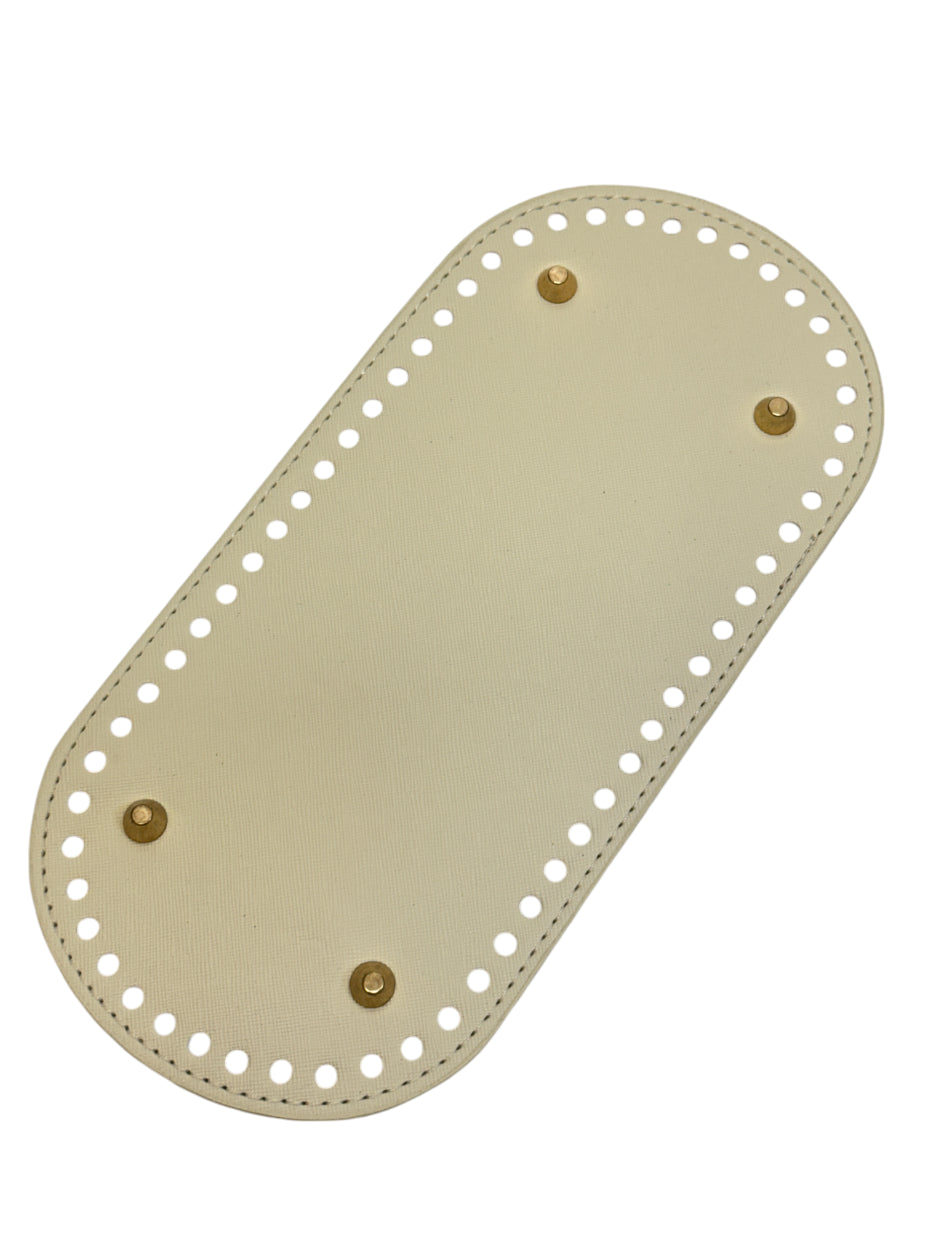 Fund geanta de tricotat 25 x 12 cm bej
