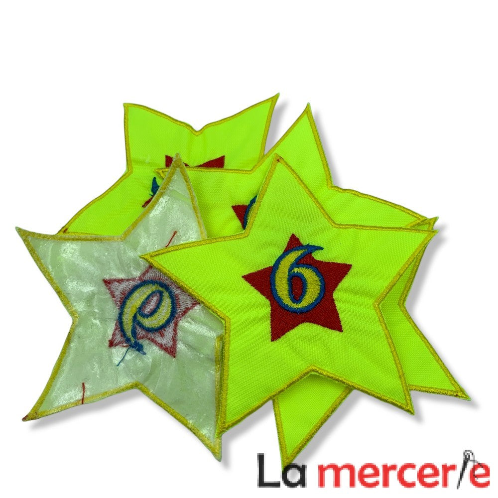 Emblema termo-adeziva, model steluta