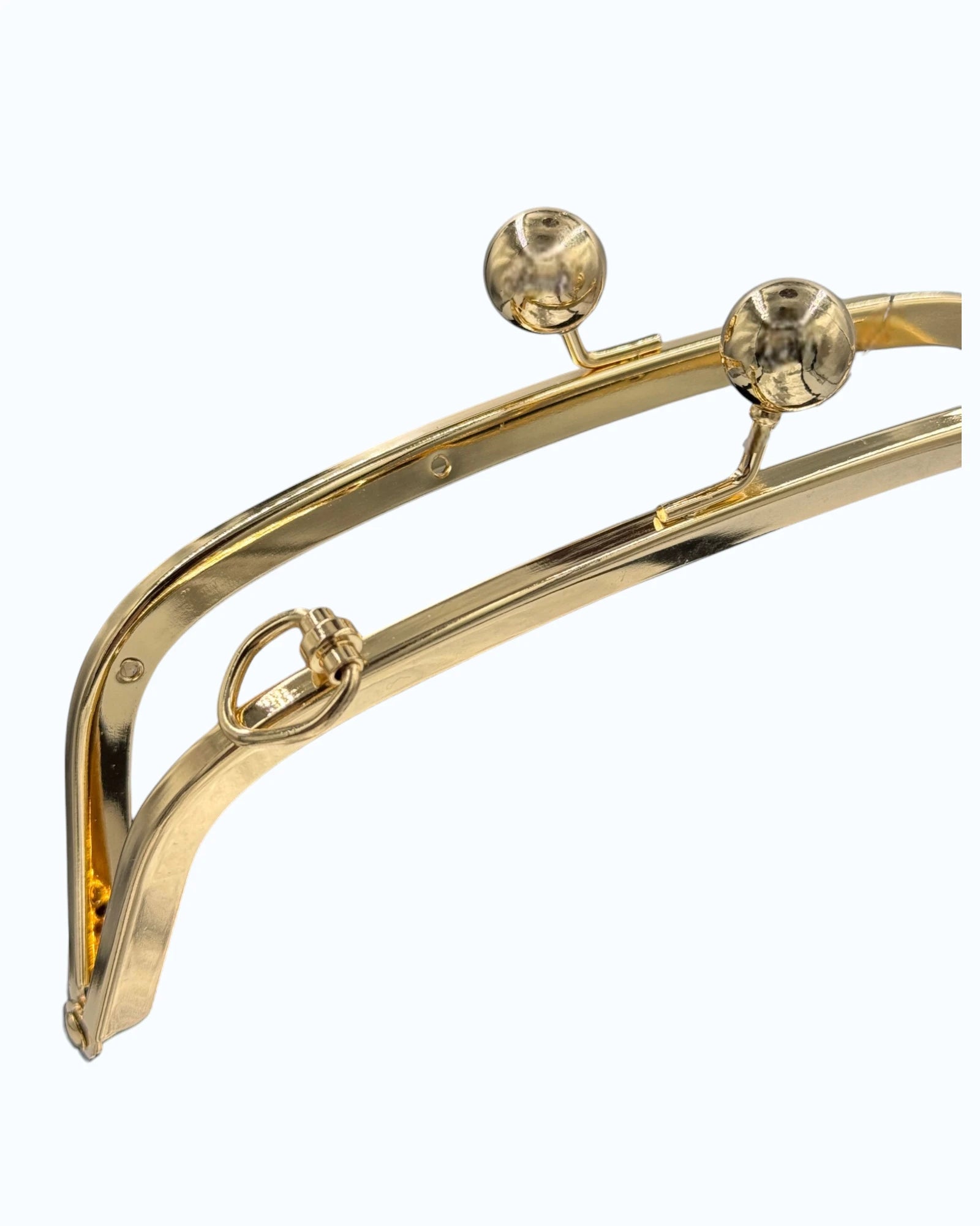 Rama metalică dreptunghiulara Auriu pentru portofel 20x7cm