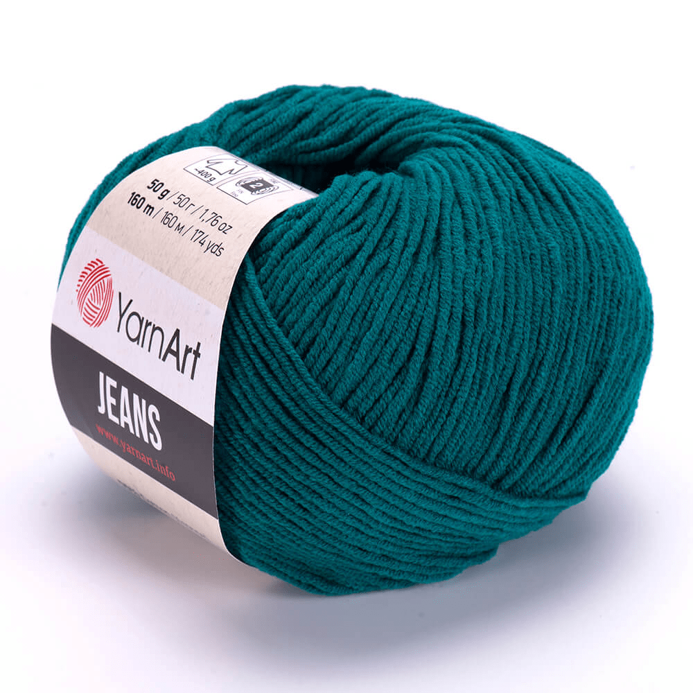 Fir textil, 55% bumbac, YarnArt Jeans, 50g, cod culoare 63