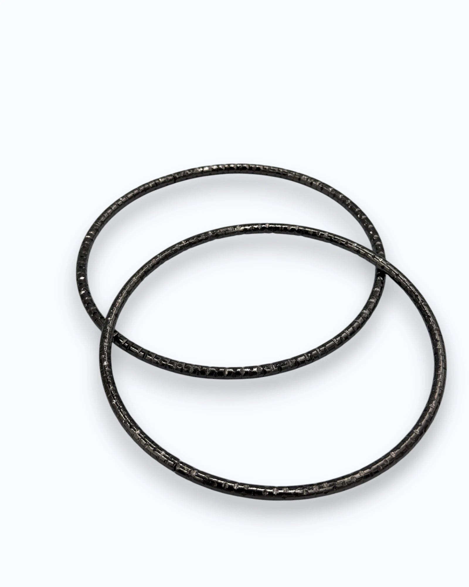 Manere Metalice Rotunde pentru Geantă Diametru 13 cm Negru