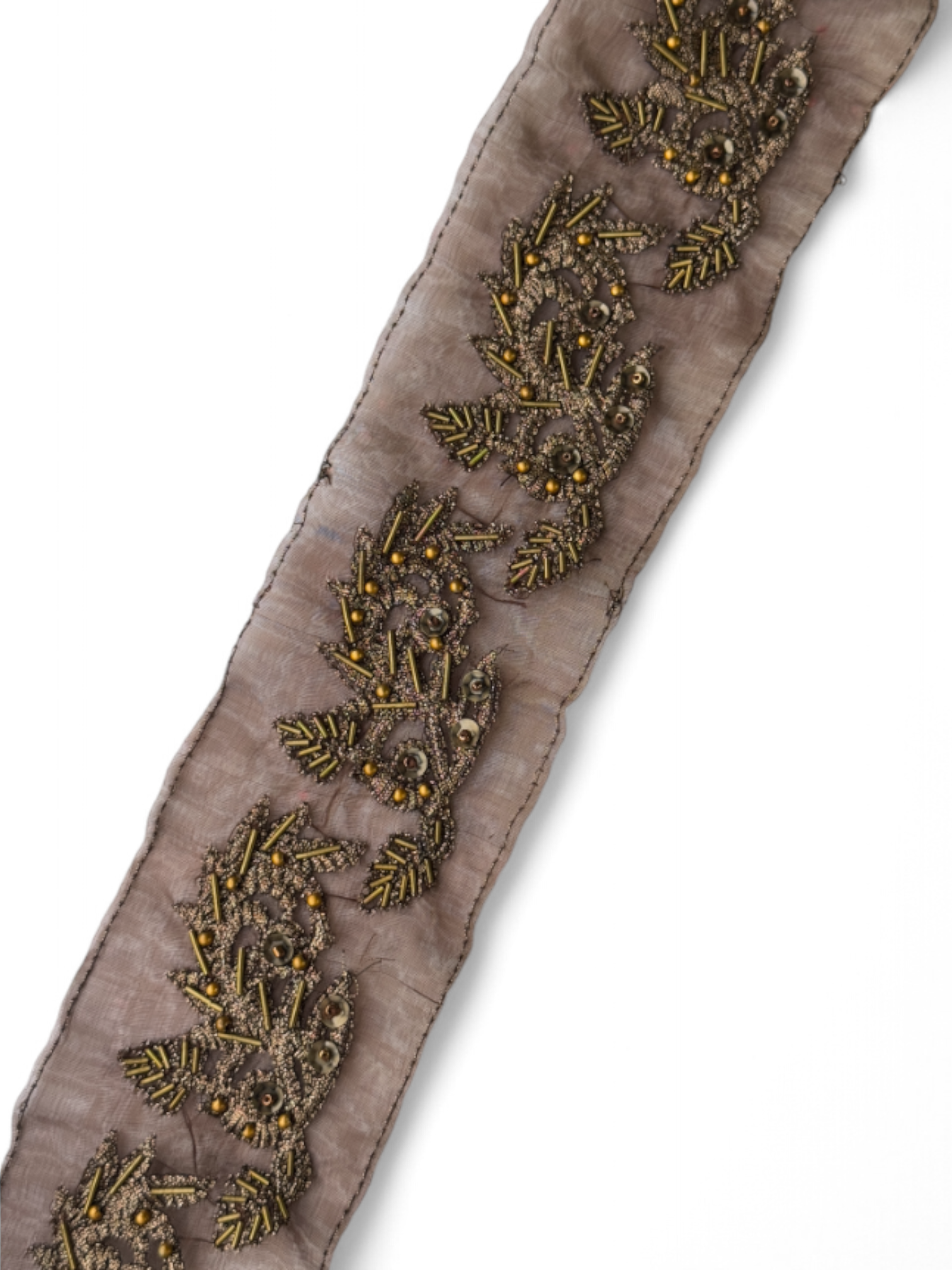 Pasmanterie maro roscat, 7cm