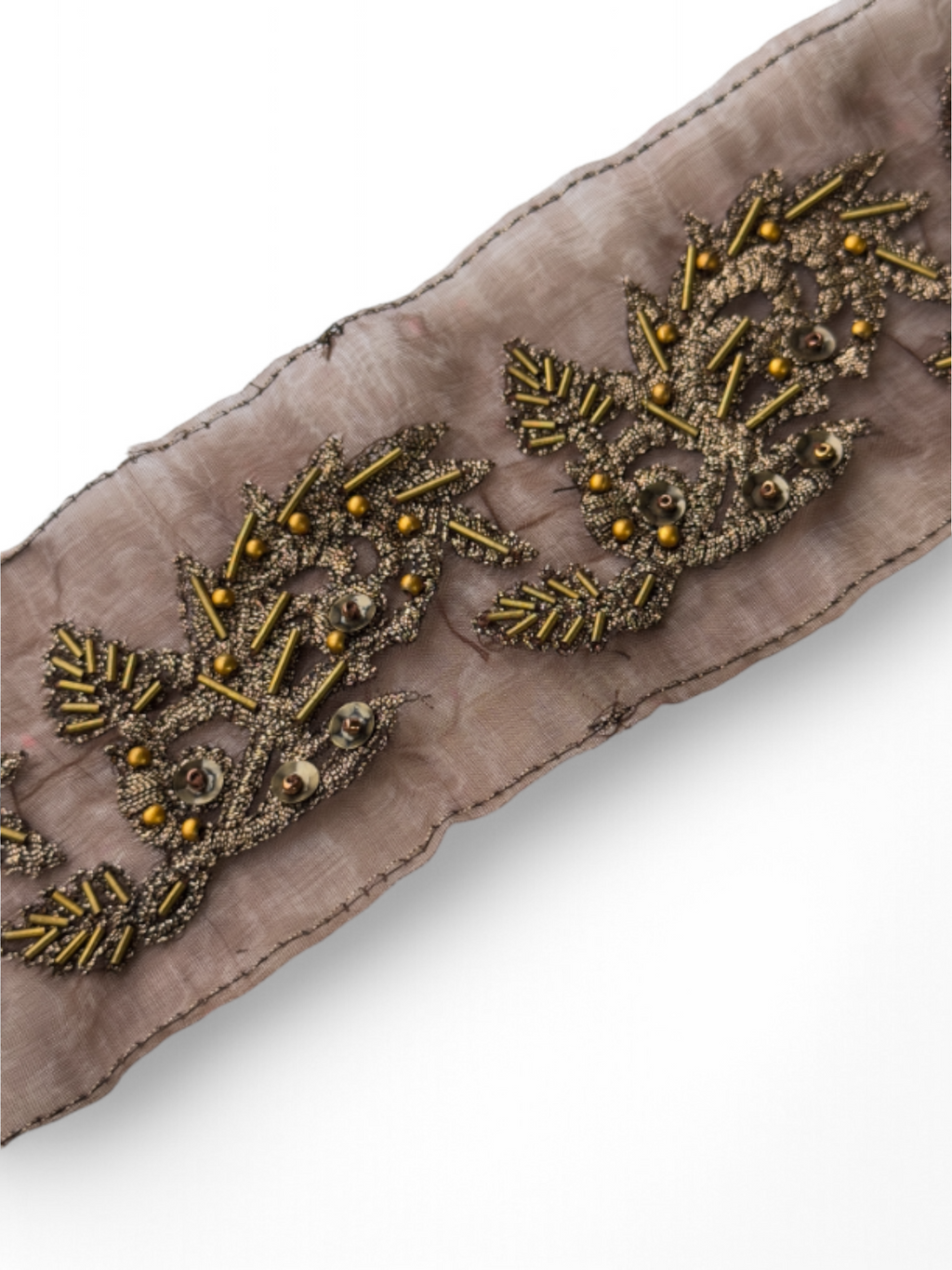 Pasmanterie maro roscat, 7cm