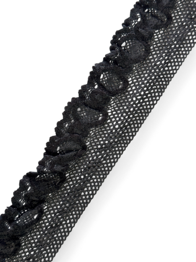 Pasmanterie elastica cu valonase,  6cm
