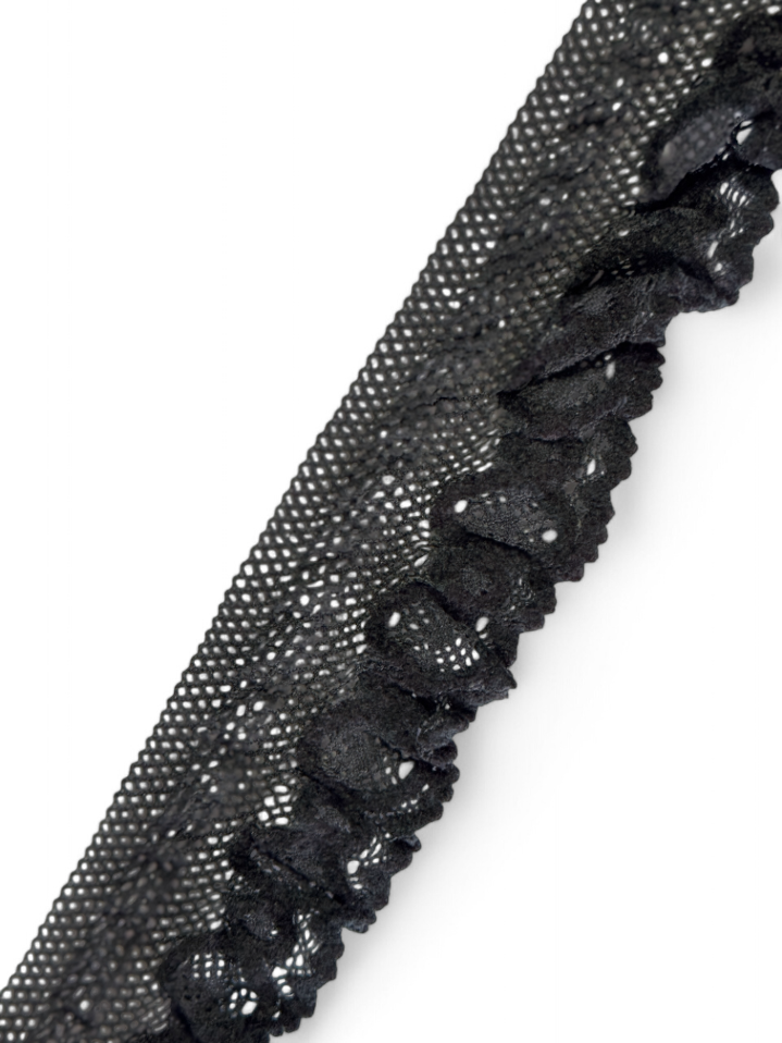 Pasmanterie elastica cu valonase,  6cm