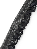 Pasmanterie elastica cu valonase,  6cm