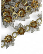 Pasmanterie aurie model floral 5cm