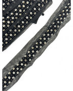 Pasmanterie neagra strasuri si margele 3cm