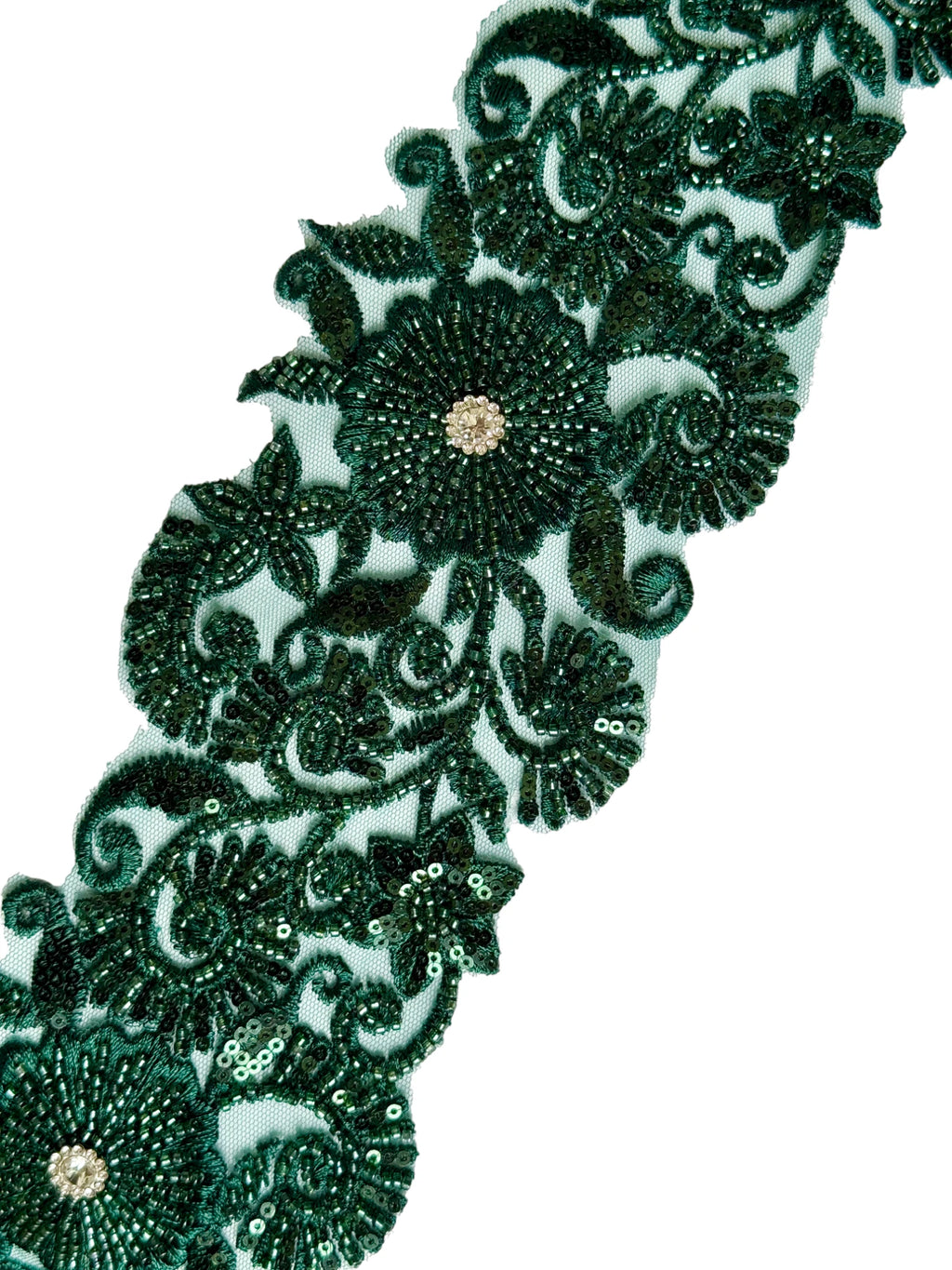 Pasmanterie de ocazie, Verde inchis, 10cm
