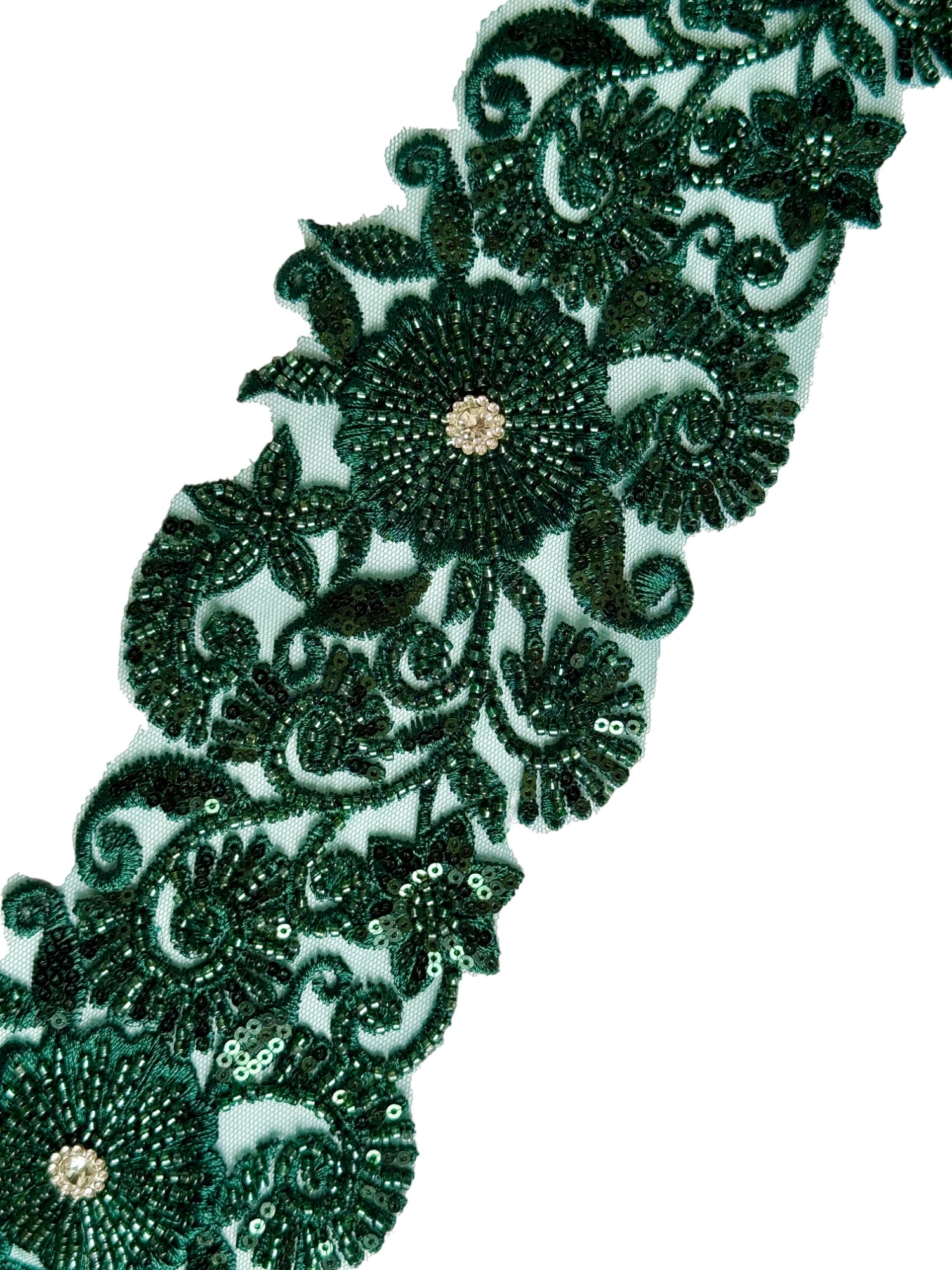 Pasmanterie de ocazie, Verde inchis, 10cm