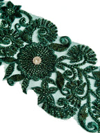 Pasmanterie de ocazie, Verde inchis, 10cm
