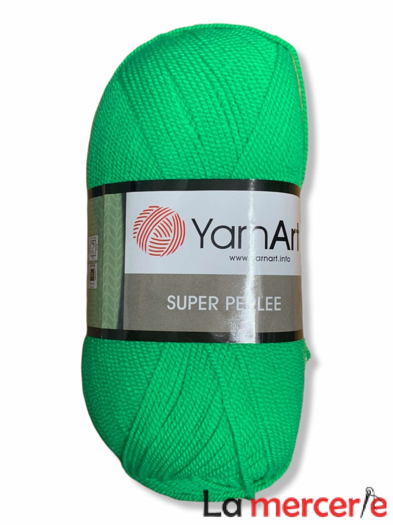 Fir Textil, subtire, pentru tricotat/crosetat, YarnArt Super Perlee, 100g, cod culoare 8233