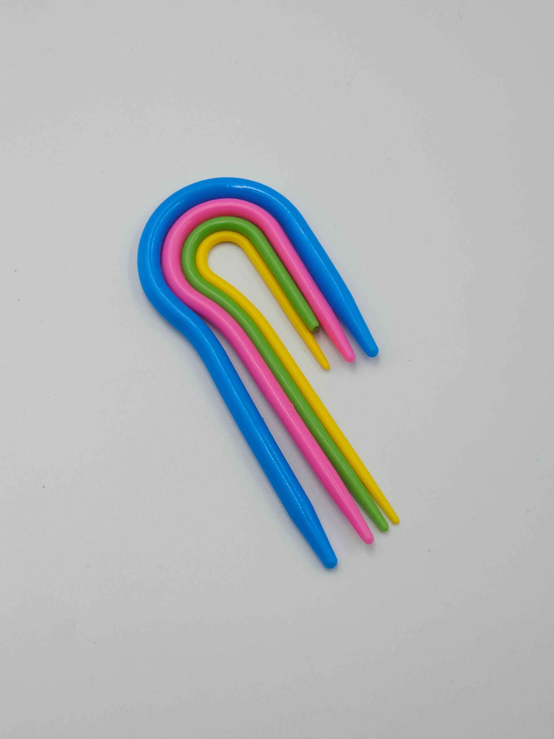 Torsade plastic set de 4 in diferite culori