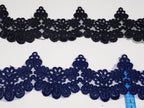 Dantela neagra si bleumarin