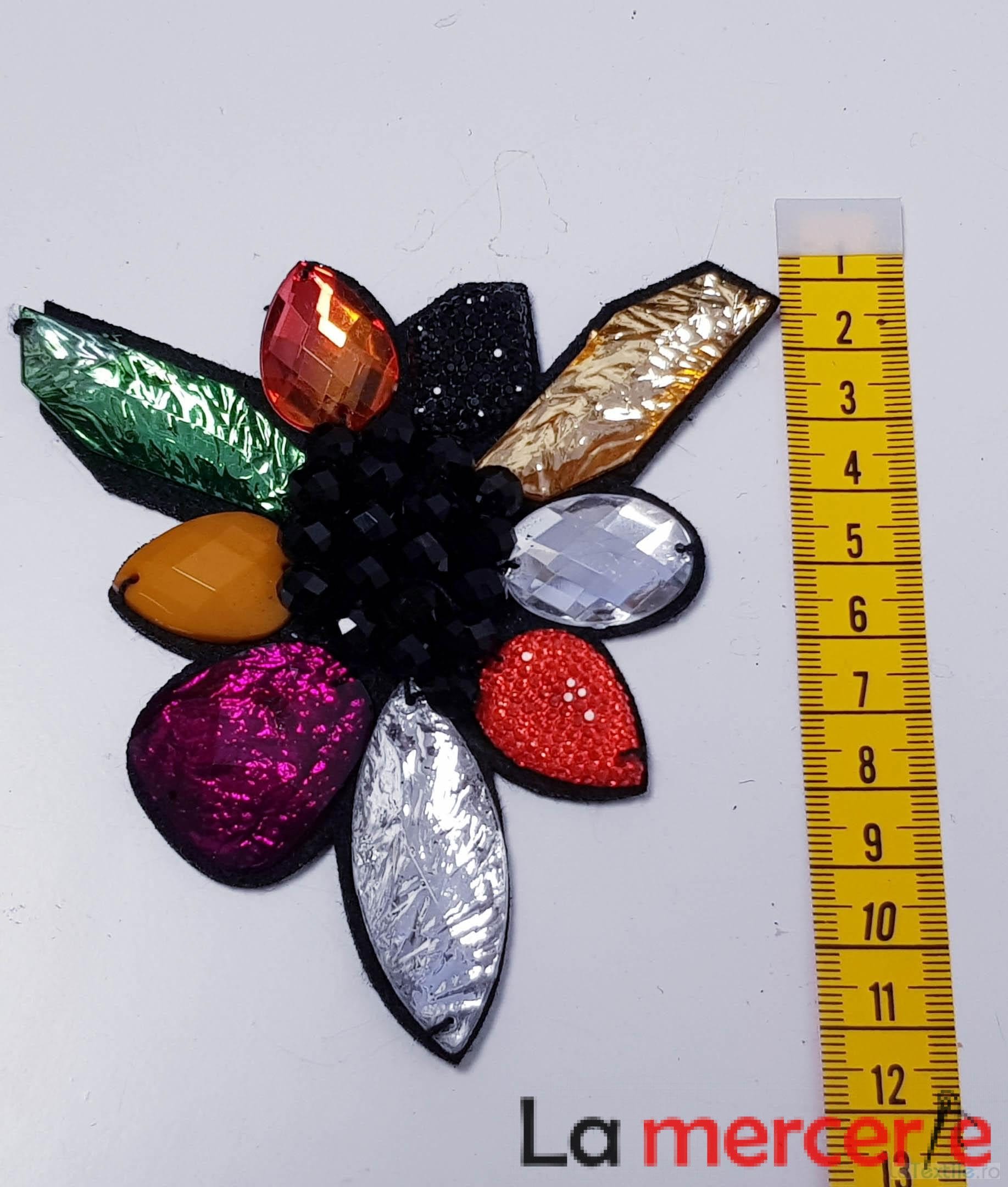 Aplicatie pietre mari multicolore