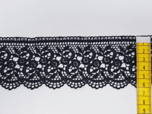 Aplicatie dantela neagra