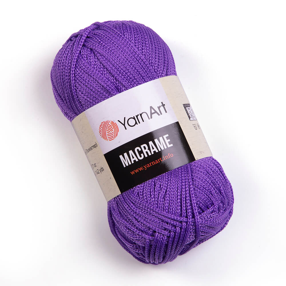 Fir crosetat, YarnArt Macrame, 90g, cod 135 Mov